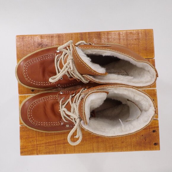 Vintage Glo-Warm Women's 11 Insulated Leather Winter Boots. Excellent Condition - Picture 9 of 12